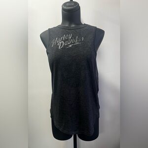 Harley-Davidson Charcoal Sleeveless Muscle Tee